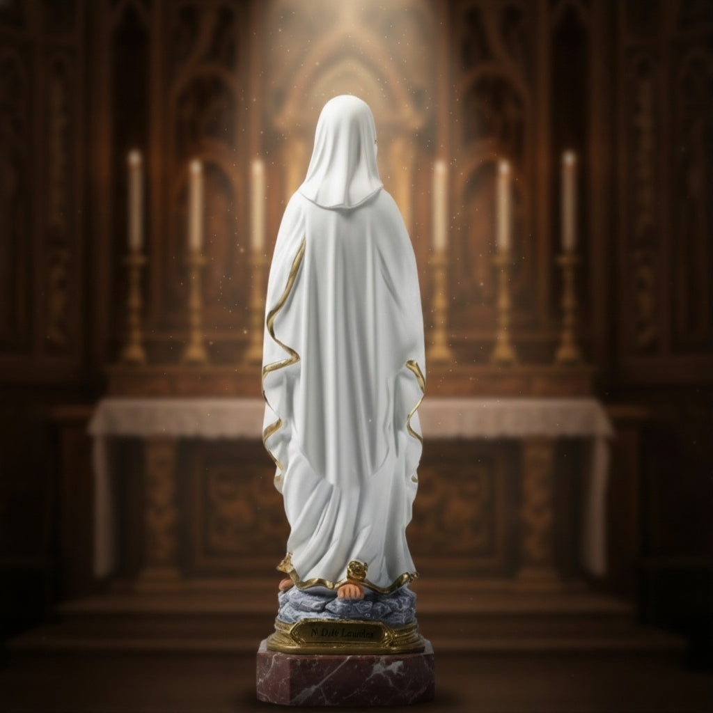 The "Madonna" of Grace Figurine | European-Style Devotional Virgin Mary Statue