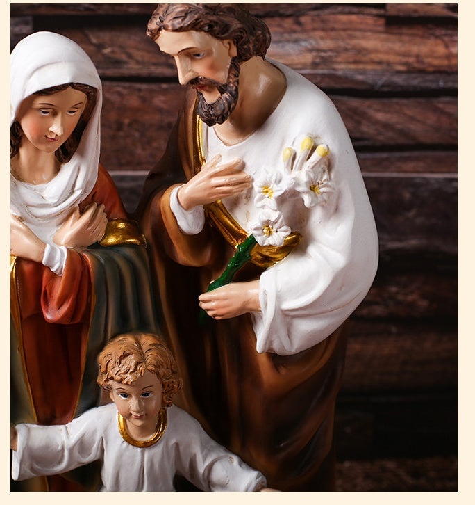 The "Nazareth" Holy Family Statue | Substantial European Style (12.2")