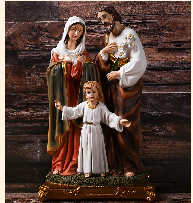 The "Nazareth" Holy Family Statue | Substantial European Style (12.2")