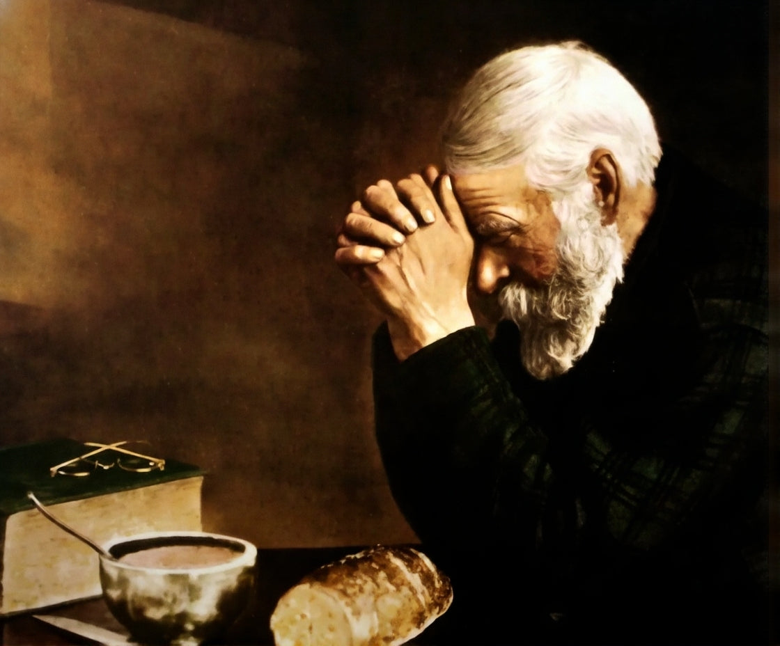 "Grace": The Daily Bread Canvas | A Visual Prayer for the Domestic Sanctuary