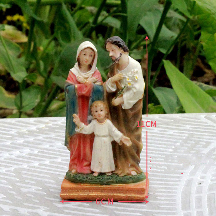 The "Domestic Church" Holy Family Statue Collection (Various Sizes)