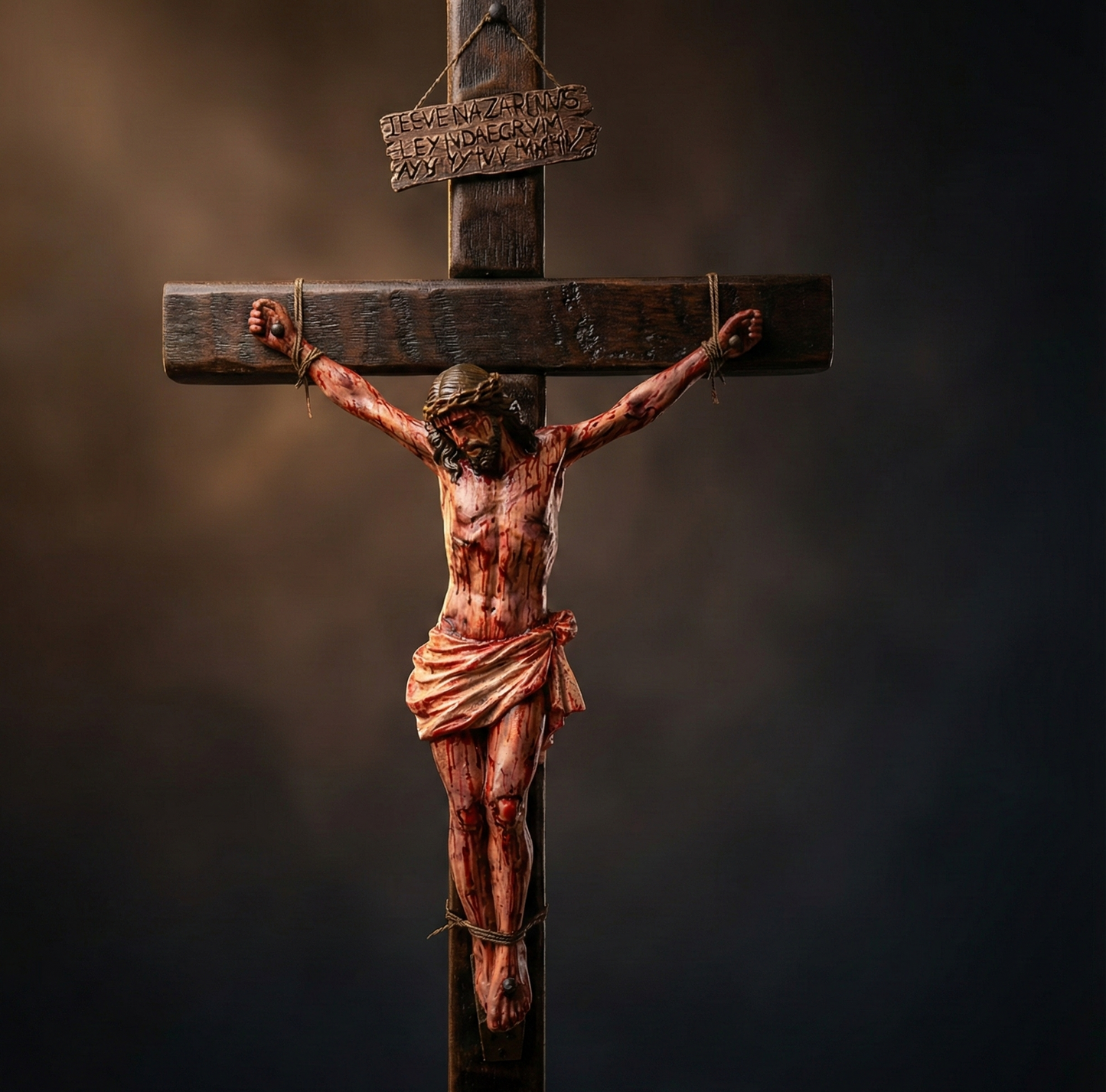 The "Price of Redemption" Crucifix | Realistic Passion Sculpture (8.5")