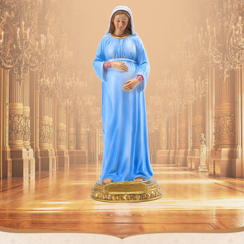 The "Our Lady of Expectation" Pregnancy Statue (8.5")