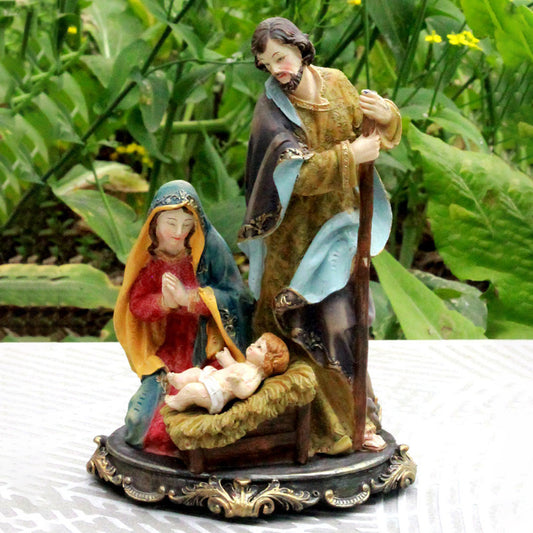 The "Domestic Church" Holy Family Statue Collection (Various Sizes)