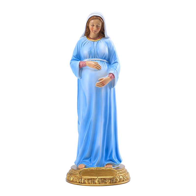 The "Our Lady of Expectation" Pregnancy Statue (8.5")