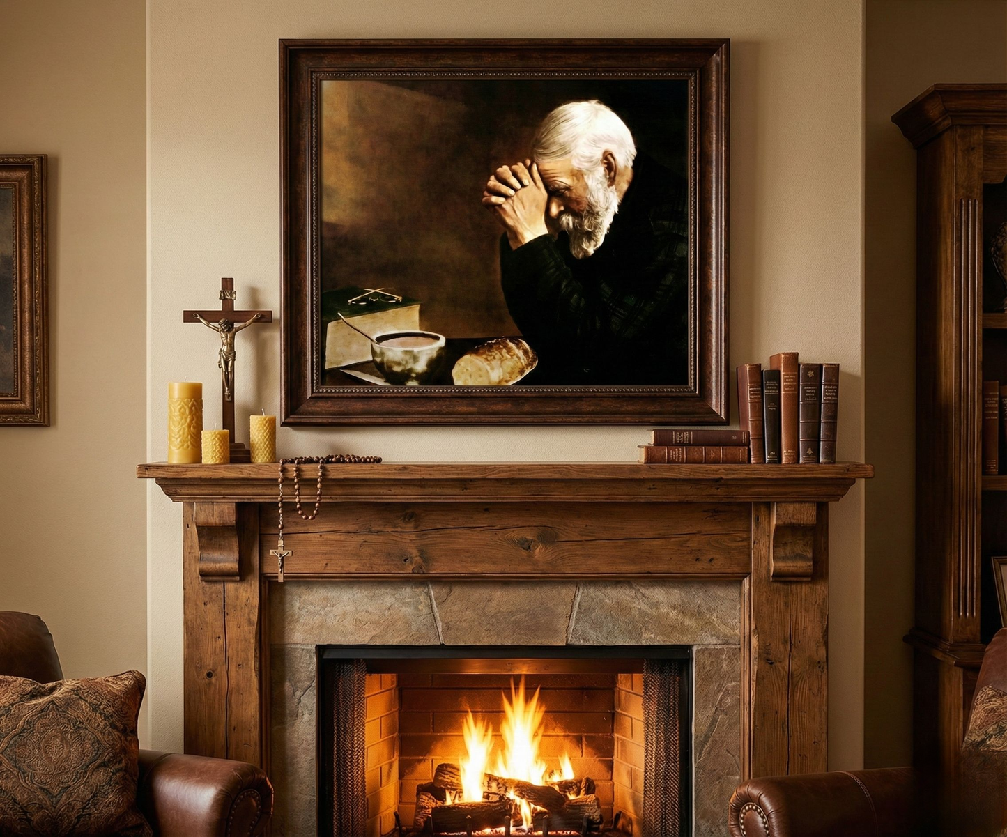 "Grace": The Daily Bread Canvas | A Visual Prayer for the Domestic Sanctuary